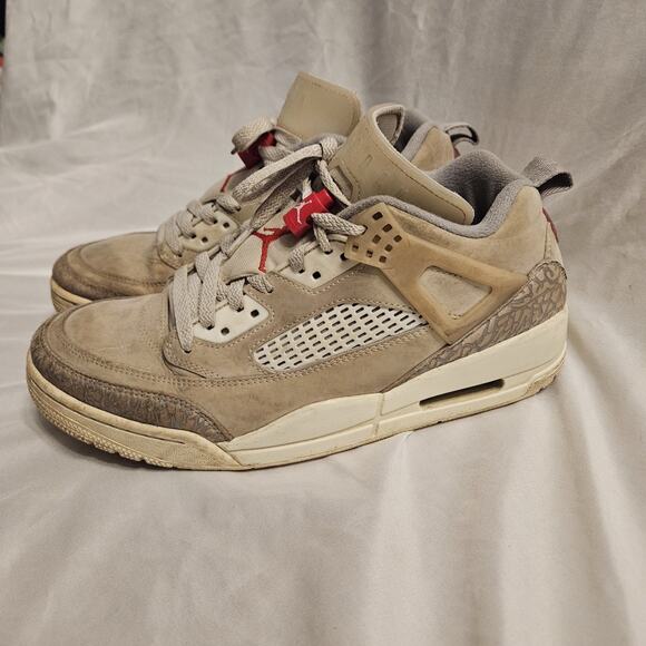 Jordan Spizike Low Coconut Milk Sneakers Shoes Mens Size 9 - Picture 2 of 10